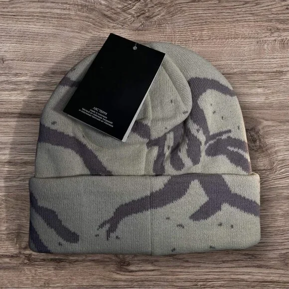 Arc'teryx Fernie Toque Beanie Cream/Purple - Picture 2 of 3
